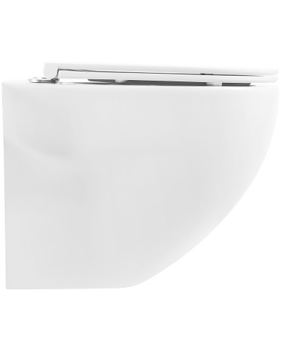 Комплект унитаза с инсталляцией BelBagno Onda BB066CHR/BB870SC/BB002-80/BB014-SR-BIANCO с сиденьем Микролифт и Белой клавишей смыва