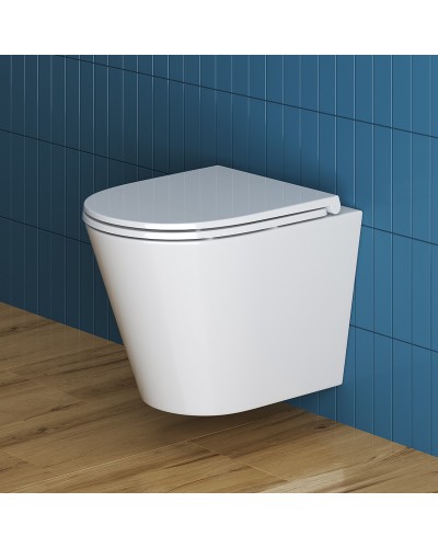 Комплект унитаза с инсталляцией BelBagno Tre BB8001CHR/SC/BB002-80/BB005-PR-CHROME с сиденьем Микролифт и клавишей смыва Хром глянцевый