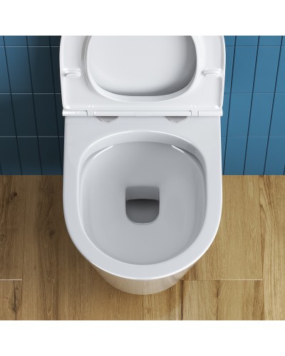 Комплект унитаза с инсталляцией BelBagno Tre BB8001CHR/SC/BB002-80/BB005-PR-CHROME с сиденьем Микролифт и клавишей смыва Хром глянцевый