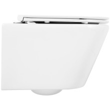 Комплект унитаза с инсталляцией BelBagno Tre BB8001CHR/SC/BB002-80/BB014-SR-BIANCO с сиденьем Микролифт и Белой клавишей смыва