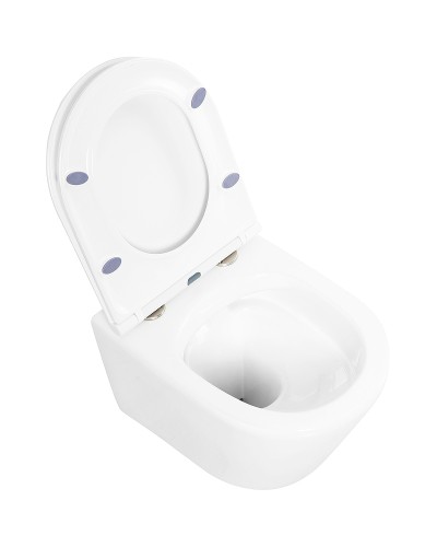 Комплект унитаза с инсталляцией BelBagno Tre BB8001CHR/SC/BB002-80/BB014-SR-BIANCO с сиденьем Микролифт и Белой клавишей смыва