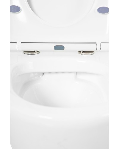Комплект унитаза с инсталляцией BelBagno Tre BB8001CHR/SC/BB002-80/BB014-SR-BIANCO с сиденьем Микролифт и Белой клавишей смыва