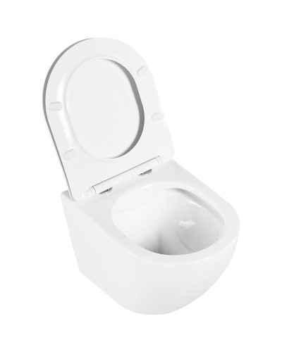 Комплект унитаза с инсталляцией BelBagno Uno BB3105CHR/SC/BB002-80/BB005-PR-CHROME с сиденьем Микролифт и клавишей смыва Хром глянцевый