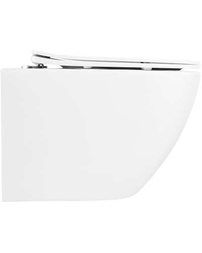 Комплект унитаза с инсталляцией BelBagno Uno BB3105CHR/SC/BB002-80/BB014-SR-BIANCO с сиденьем Микролифт и Белой клавишей смыва