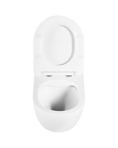 Комплект унитаза с инсталляцией BelBagno Uno BB3105CHR/SC/BB002-80/BB014-SR-BIANCO с сиденьем Микролифт и Белой клавишей смыва