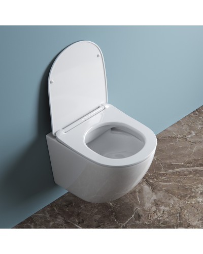 Комплект унитаза с инсталляцией BelBagno Uno BB3105CHR/SC/BB002-80/BB014-SR-BIANCO с сиденьем Микролифт и Белой клавишей смыва