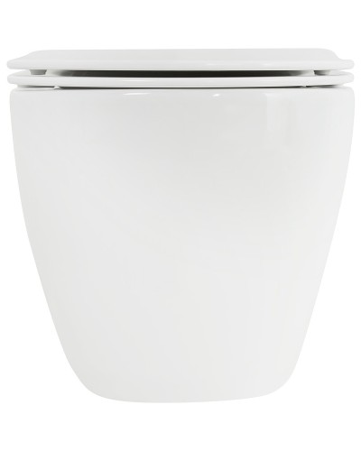 Комплект унитаза Cezares Stylus-Tor CZR-6601-TH-TOR/CZR2316SC с инсталляцией BelBagno BB002-80/BB005-PR-CHROME с сиденьем Микролифт и клавишей смыва Хром глянцевый