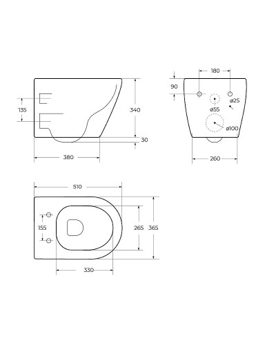 Комплект унитаза Cezares Stylus-Tor CZR-6601-TH-TOR/CZR2316SC с инсталляцией BelBagno BB002-80/BB014-SR-BIANCO с сиденьем Микролифт и Белой клавишей смыва