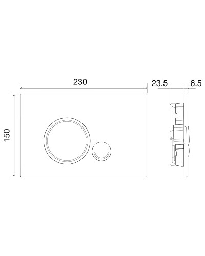 Комплект унитаза Cezares Stylus-Tor CZR-6601-TH-TOR/CZR2316SC с инсталляцией BelBagno BB002-80/BB014-SR-BIANCO с сиденьем Микролифт и Белой клавишей смыва