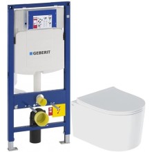 Комплект подвесной унитаз IDDIS Stone STORDSEI25 + система инсталляции Geberit 111.300.00.5