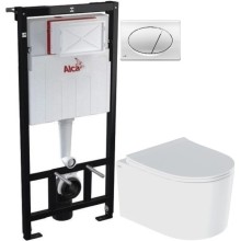 Комплект подвесной унитаз IDDIS Stone STORDSEI25 + система инсталляции AlcaPlast AM101/11203:1RUSSETM71