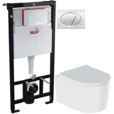 Комплект подвесной унитаз IDDIS Stone STORDSEI25 + система инсталляции AlcaPlast AM101/11203:1RUSSETM71