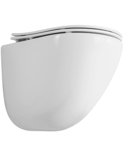 Комплект унитаза BelBagno Amanda BB051CHR+BB051SC с инсталляцией Berges Atom 410 040332 с сиденьем Микролифт и Черной матовой клавишей смыва