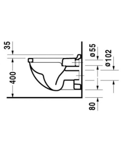 Комплект подвесной унитаз Duravit Starck 3 2200090000 + 0063810000 + система инсталляции Villeroy & Boch 92246100 + 92249061