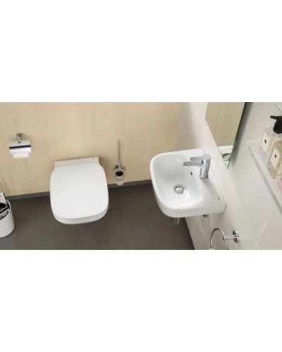 Комплект подвесной унитаз Roca Debba 346997000 + ZRU9302826 + система инсталляции Villeroy & Boch 92246100 + 92249068