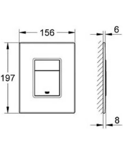 Комплект унитаза BelBagno Uno BB3105CHR/SC с инсталляцией Grohe Rapid SL 38811KF0 с сиденьем Микролифт и Черной матовой клавишей смыва