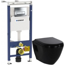 Комплект подвесной унитаз Creavit Terra TP325-11SI00E-0000 + KC0103.03.1300E + система инсталляции Geberit 458.125.21.1