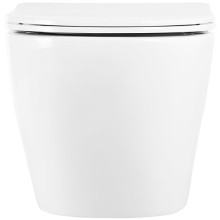 Комплект унитаза BelBagno Uno BB3105CHR/SC с инсталляцией D&K DI8540116 с сиденьем Микролифт и Черной клавишей смыва