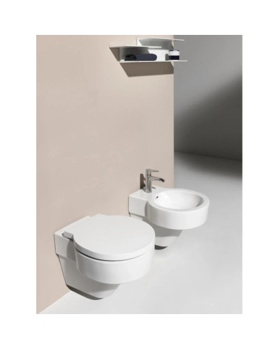 Комплект подвесной унитаз Laufen Val 8.2028.1.000.000.1 + 8.9428.1.000.000.1 + система инсталляции Jacob Delafon E29025-NF + E29027-CP