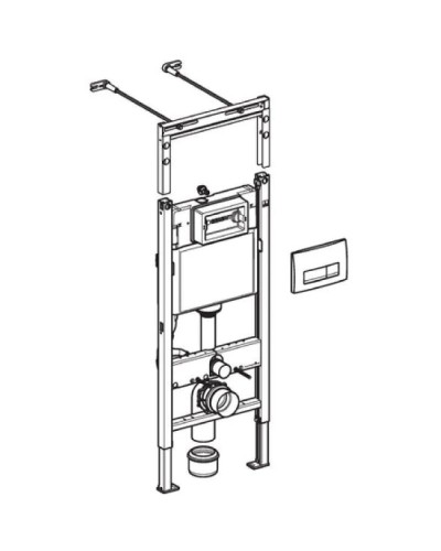 Комплект подвесной унитаз Vitra S20 5507B003-0101 + 77-003-009 + система инсталляции Geberit 458.125.21.1