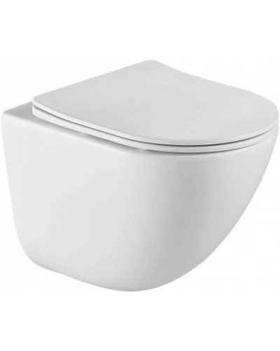 Комплект подвесной унитаз BelBagno Amanda BB051CHR + BB051SC + система инсталляции Tece 9300302 + 9240407