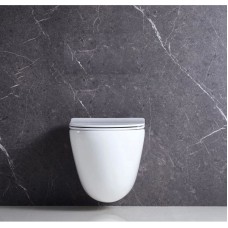 Комплект подвесной унитаз BelBagno Amanda BB051CHR + BB051SC + система инсталляции Tece 9300302 + 9240407