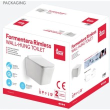 Комплект подвесной унитаз Teka Formentera 11.732.00.00 + система инсталляции Jacob Delafon E24156-NF + E20859-7-BMT