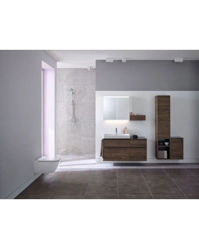 Комплект подвесной унитаз Geberit Smyle Square 500.683.01.1 + система инсталляции Jacob Delafon E24156-NF + E20859-7-BMT