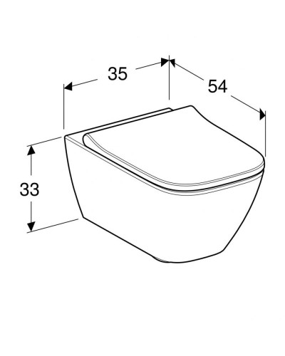 Комплект подвесной унитаз Geberit Smyle Square 500.683.01.1 + система инсталляции Jacob Delafon E24156-NF + E20859-7-BMT