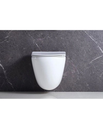 Комплект подвесной унитаз BelBagno Amanda BB051CHR + BB051SC + система инсталляции Geberit 111.362.00.5 + 115.770.DW.5