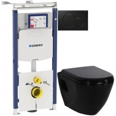 Комплект подвесной унитаз Creavit Terra TP325-11SI00E-0000 + KC0103.03.1300E + система инсталляции Geberit 111.362.00.5 + 115.770.DW.5