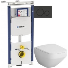 Комплект подвесной унитаз Am.Pm Inspire 2.0 C50A1700SC + система инсталляции Geberit 111.362.00.5 + 115.882.DW.1