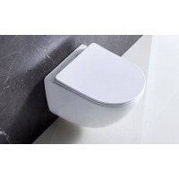 Комплект подвесной унитаз BelBagno Amanda BB051CHR + BB051SC + система инсталляции Geberit 111.362.00.5 + 115.882.DW.1