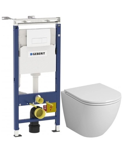 Комплект подвесной унитаз Grossman GR-4455S + система инсталляции Geberit 458.125.11.1