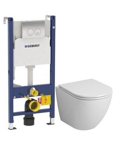 Комплект подвесной унитаз Grossman GR-4455S + система инсталляции Geberit 458.124.21.1