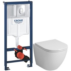 Комплект подвесной унитаз Grossman GR-4455S + система инсталляции Grohe 38721001