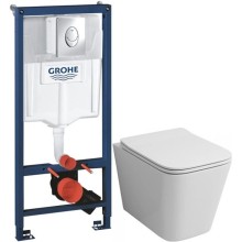 Комплект подвесной унитаз Grossman GR-4441S + система инсталляции Grohe 38721001