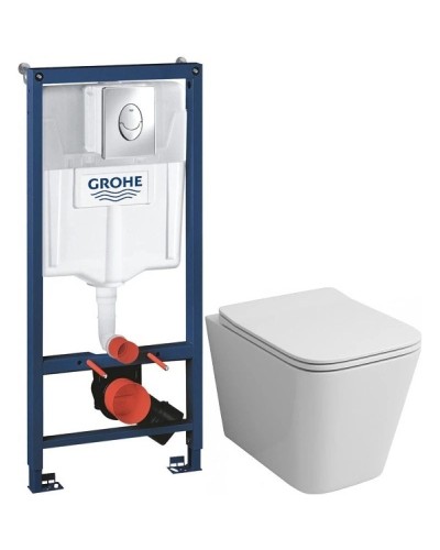 Комплект подвесной унитаз Grossman GR-4441S + система инсталляции Grohe 38721001