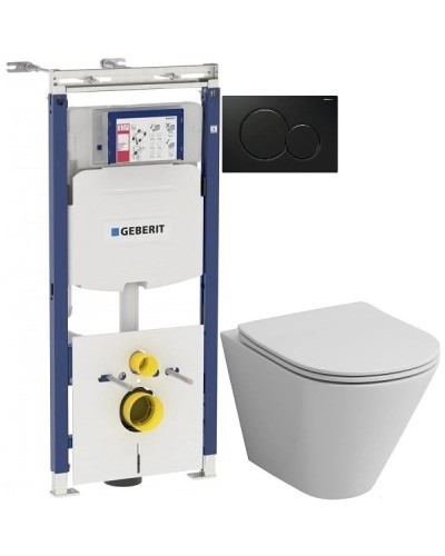 Комплект подвесной унитаз Grossman GR-4477S + система инсталляции Geberit 111.362.00.5 + 115.770.DW.5