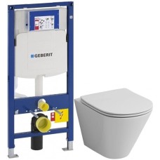 Комплект подвесной унитаз Grossman GR-4477S + система инсталляции Geberit 111.300.00.5