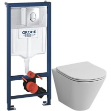 Комплект подвесной унитаз Grossman GR-4477S + система инсталляции Grohe 38721001
