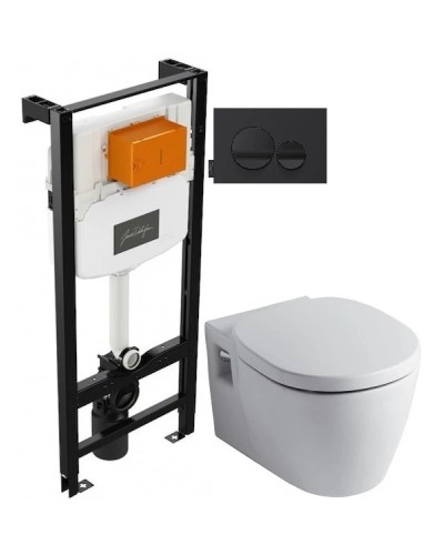 Комплект Ideal Standard Connect E803501 + E71270 + система инсталляции Jacob Delafon E24156-NF + E20859-7-BMT