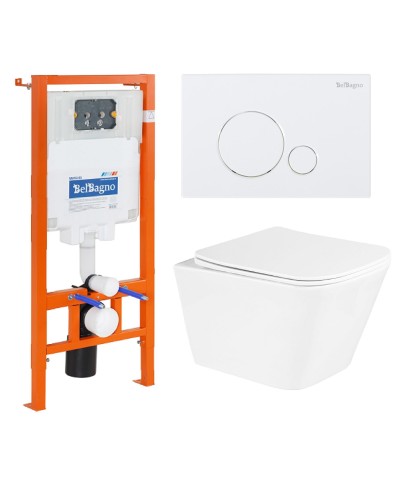 Комплект 3 в 1 BelBagno BB3103CHR/SC/BB002-80/BB014-SR-BIANCO