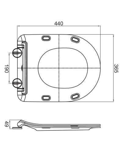 Комплект 4 в 1 BelBagno BB051CHR/BB051SC/BB002-80/BB005-PR-CHROME