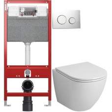 Комплект подвесной унитаз Grossman GR-4455S + система инсталляции Tece 9300302 + 9240921