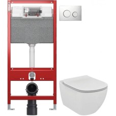 Комплект подвесной унитаз Ideal Standard Tesi T007901 + T352701 + система инсталляции Tece 9300302 + 9240921