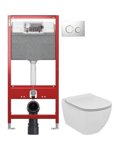 Комплект подвесной унитаз Ideal Standard Tesi T007901 + T352701 + система инсталляции Tece 9300302 + 9240921
