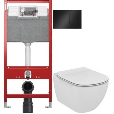 Комплект подвесной унитаз Ideal Standard Tesi Aquablade T007901 + T352701 + система инсталляции Tece 9300302 + 9240407