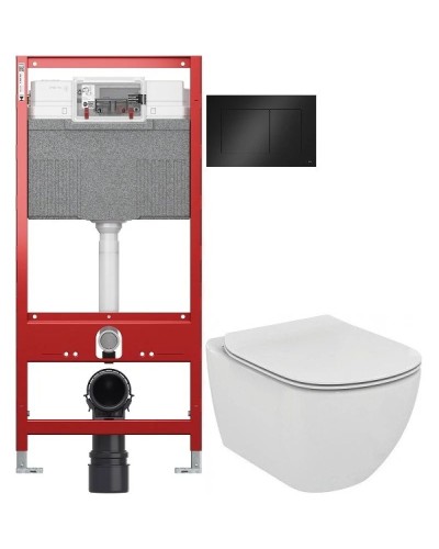 Комплект подвесной унитаз Ideal Standard Tesi Aquablade T007901 + T352701 + система инсталляции Tece 9300302 + 9240407