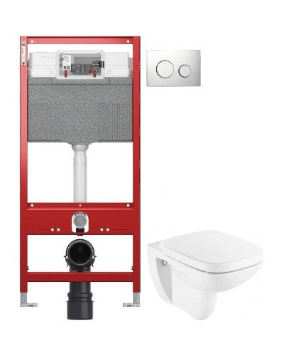 Комплект подвесной унитаз Roca Debba 346997000 + ZRU9302826 + система инсталляции Tece 9300302 + 9240921
